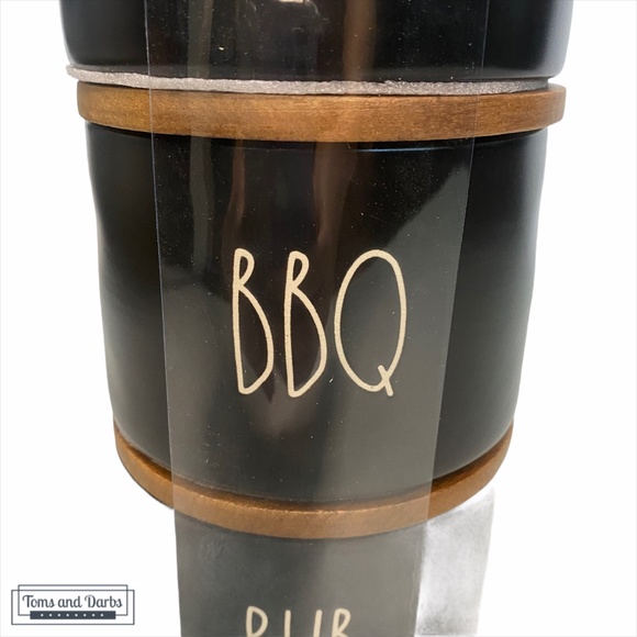 Rae Dunn SPICE BBQ RUB 3 Piece Set Spice Jar - Picture 6 of 7